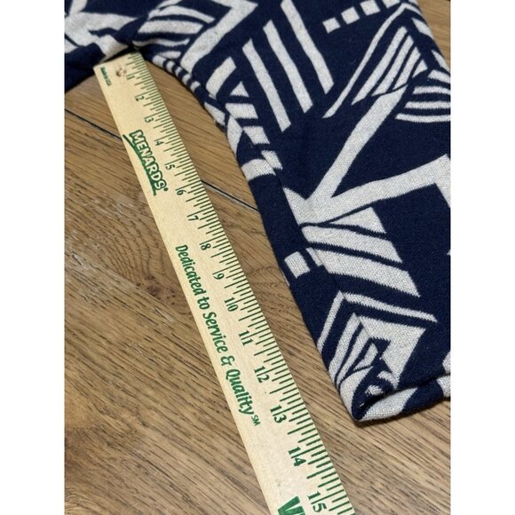 Old Navy Women Long Jacket Open Front Aztec Southwestern Country Size Small Blue - Picture 9 of 14